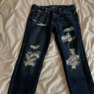 Baggy Ripped Blue Jeans